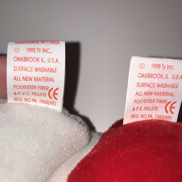 Set of 4 Ty holiday Beanie Babies - Picture 5 of 8